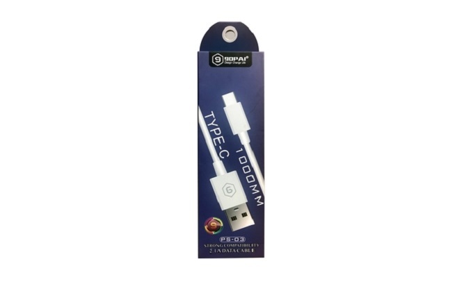 Cáp sạc USB Type-C 90PAI PS-03 Trắng - Chiều dài dây 1.2m