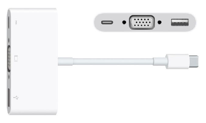 Cáp chuyển đổi Apple USB-C VGA Multiport Adapter_MJ1L2ZP/A - Đa kết nối