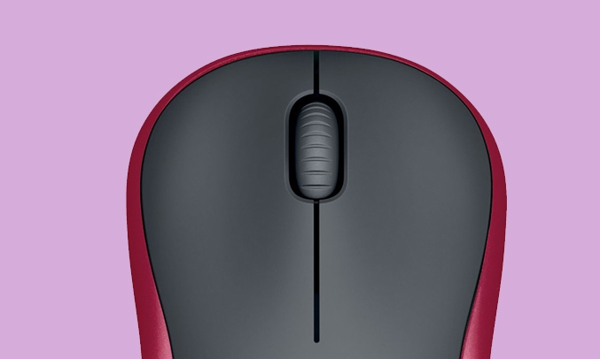 Chuột không dây Logitech M185 Đỏ - Điều hướng chính Xác
