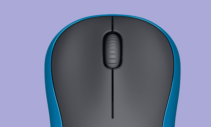 Chuột không dây Logitech M185 Xanh Dương - Điều hướng chính Xác