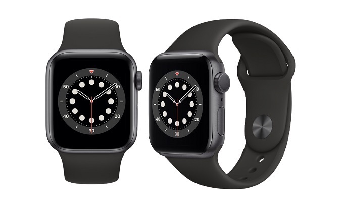 Apple Watch S6 GPS 40mm vỏ nhôm dây cao su Đen - màn hình retina luôn hiển thị