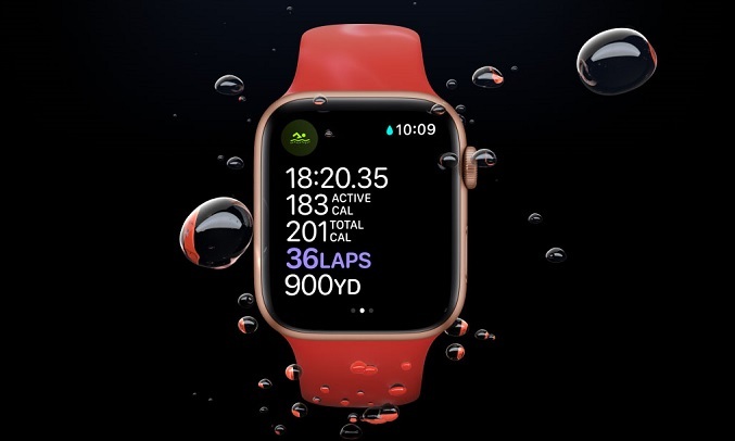 Apple Watch S6 GPS 40mm Vỏ nhôm Dây cao su Đỏ - Hệ điều hành WatchOS7