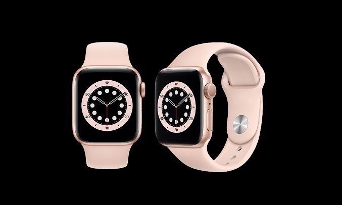 Apple Watch S6 GPS 40mm vỏ nhôm dây cao su Hồng - màn hình retina luôn hiển thị