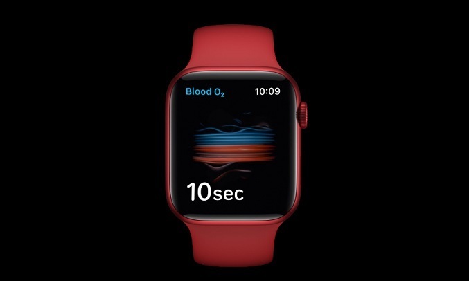 Apple Watch S6 GPS 44mm vỏ nhôm dây cao su Đỏ - Đo nồng độ oxy trong máu