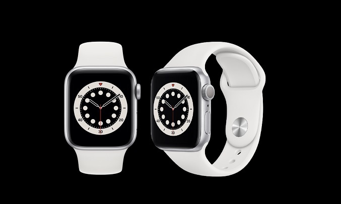 Apple Watch S6 GPS 40mm vỏ nhôm dây cao su Trắng - màn hình retina luôn hiển thị