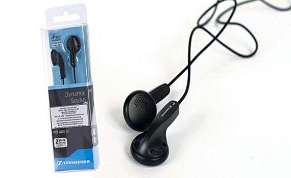 Tai nghe Sennheiser MX400 II đen giá rẻ tại Nguyễn Kim
