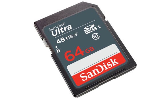 Thẻ nhớ Sandisk 64GB SDXC Ultra C10 dung lương lưu trữ lớn