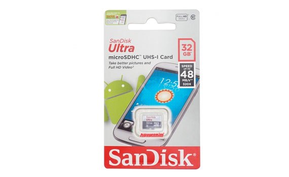 Thẻ nhớ MicroSD Sandisk Micro SDHC 32GB thiết kế nhỏ gọn