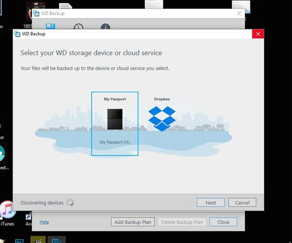 WD Passport cho chúng ta tuỳ chỉnh thời gian sao lưu theo giờ, theo ngày hoặc theo tháng trong phần “Edit schedule”. Mục “Edit files” giúp chúng ta lựa chọn phân vùng sao lưu. Nhấn “Start Backup” để bắt đầu