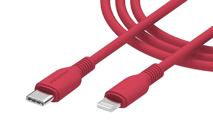 Cáp sạc USB-C to Lightning 1.2m Innostyle Jazzy J_ICL120 Đỏ - Tương thích với các thiết bị Apple