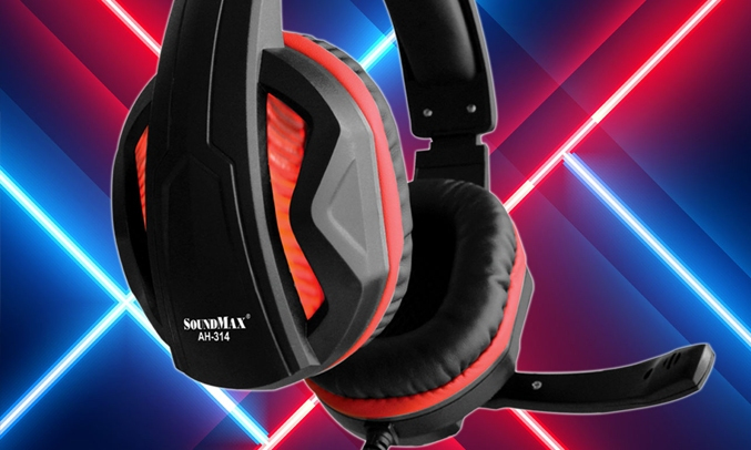 Tai nghe vi tính Soundmax AH314 - Micro
