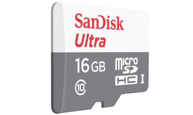 Thẻ nhớ MicroSD Sandisk Micro SDHC 16GB lưu trữ nhiều