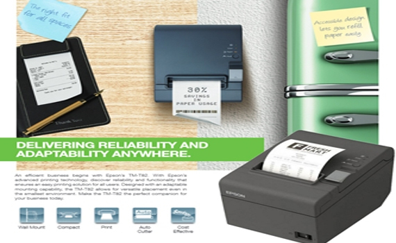 Máy in bill Epson T82 II tiết kiệm 30% giấy lãng phí