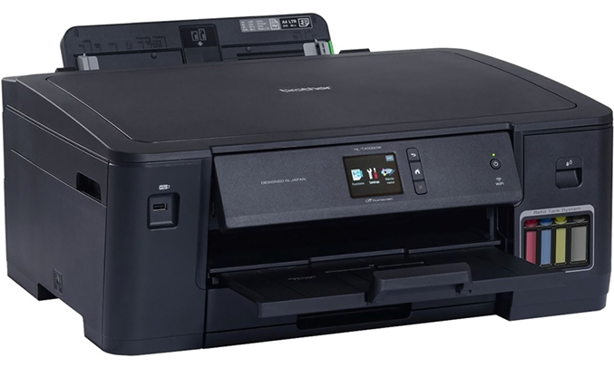 Máy in phun Brother HL-T4000DW màu đen bình mực lớn
