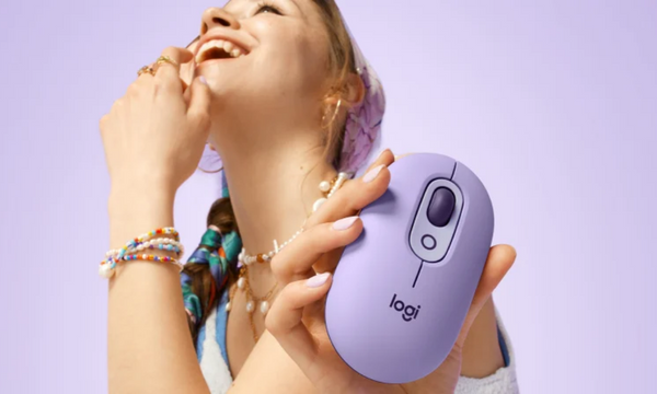 Chuột không dây Logitech POP Tím (910-006621)