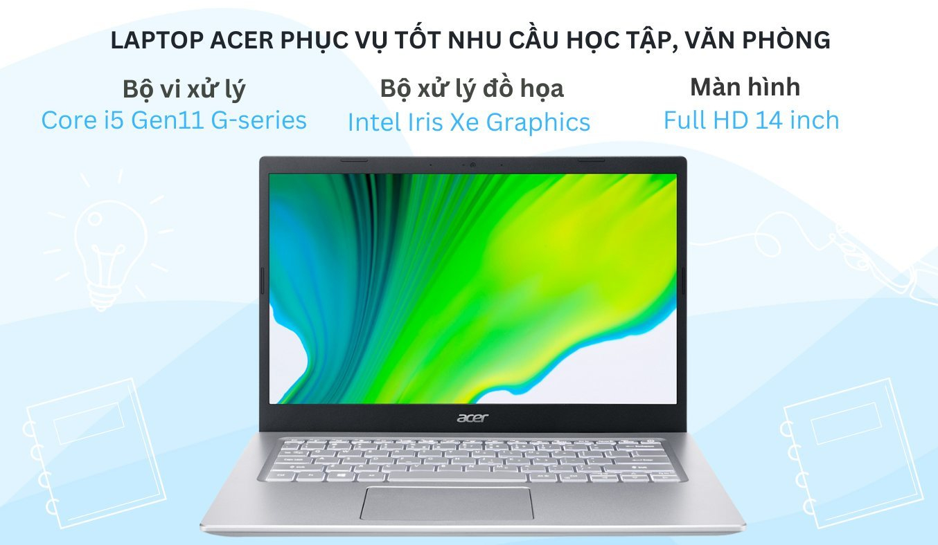 Laptop Acer Aspire A514-54-59QK Mới Nhất, Trả Góp 0%