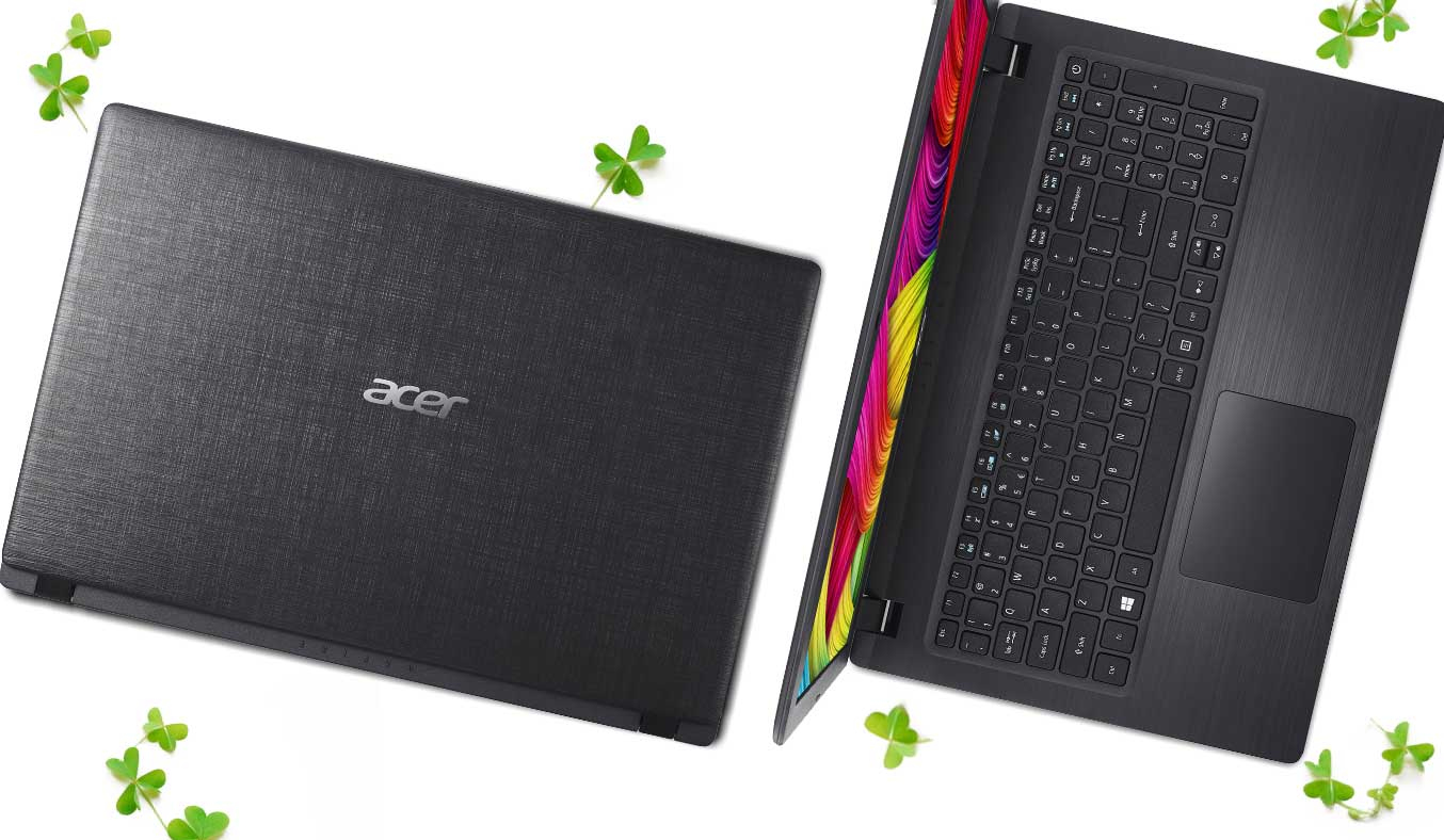 Laptop Acer Aspire A315-51-31X0 thiết kế nhỏ gọn