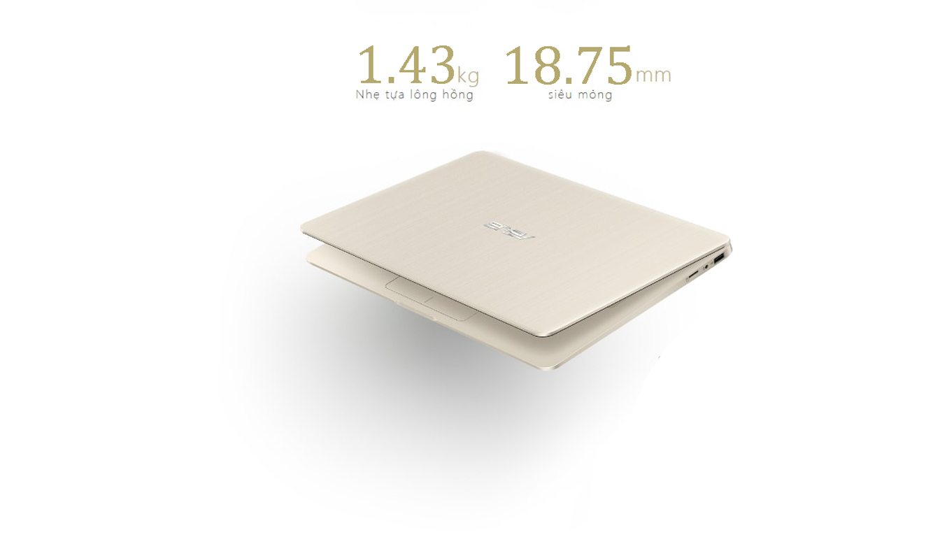 Laptop Asus Vivobook S14 S410UA-EB015T thiết kế nhỏ gọn