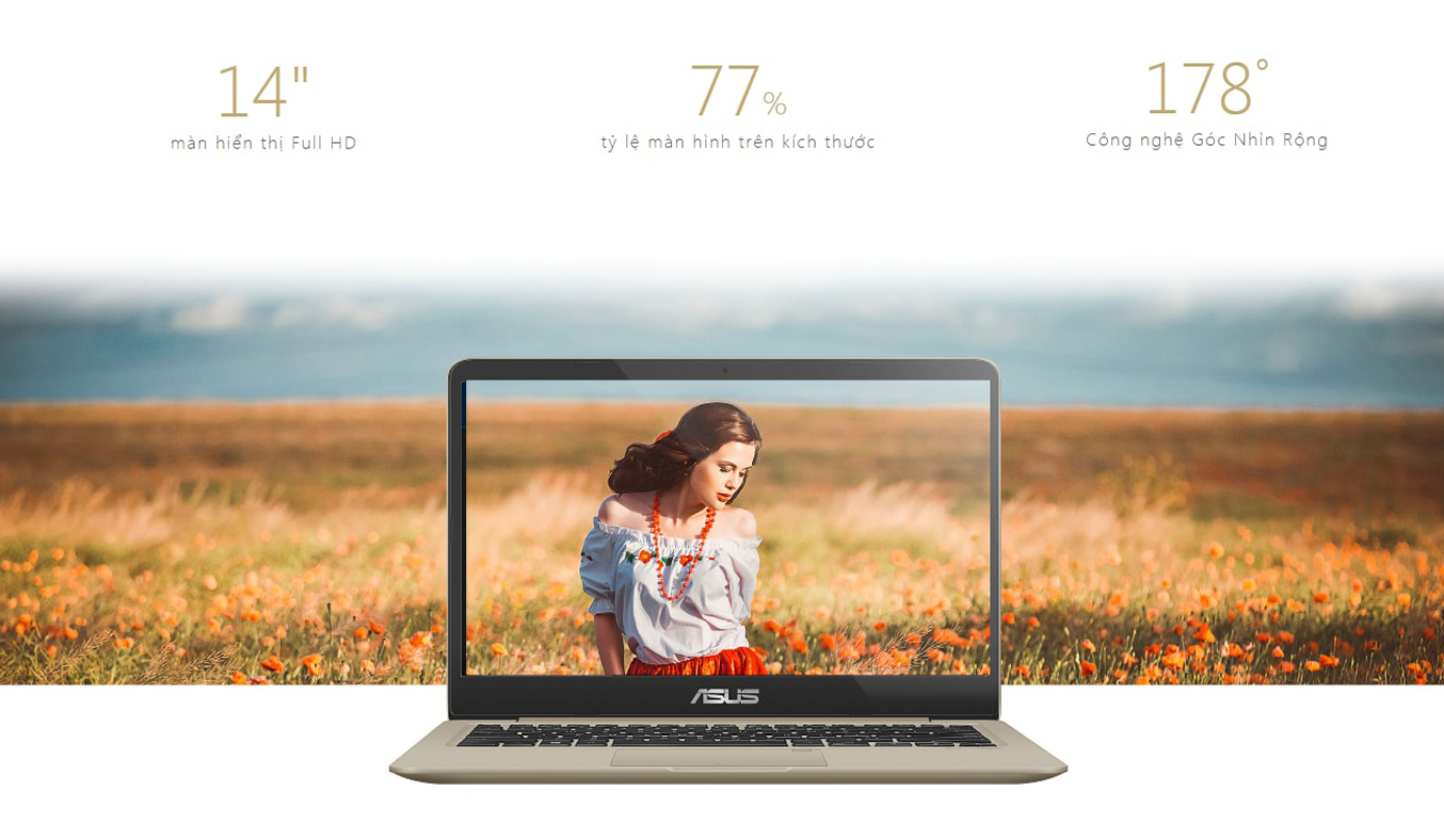 Laptop Asus Vivobook S14 S410UA-EB015T màn hình 14 inch