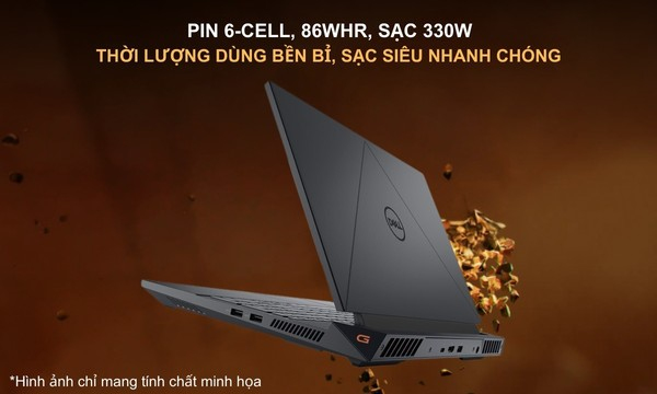 Laptop Dell Gaming G15 5530 i7-13650HX/16GB/512GB/Win11 (I7H165W11GR4060)