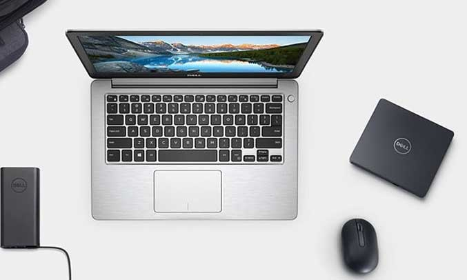 Laptop Dell thiết kế sang trọng, đẹp mắt