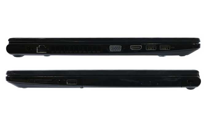 Máy tính xách tay Dell Laptop trang bị đầy đủ nhiều cổng kết nối hiện đại