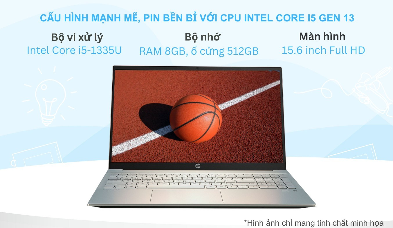 Laptop HP Pavilion 15-EG3094TU i5-1335U/8GB/512GB/Win11 (8C5L5PA)