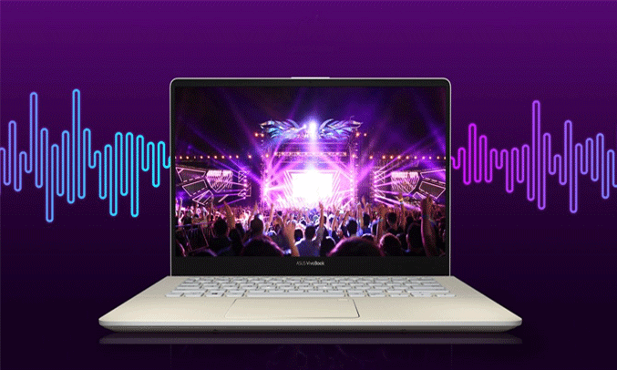 Laptop Asus i5-8265U 14 inch S430FA-EB074T chất lượng âm thanh tuyệt đỉnh