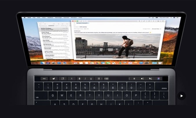 Macbook Pro i5 13.3 inch 2019 256GB Touch Bar Grey (MV962SA/A) màn hình 2K sắc nét