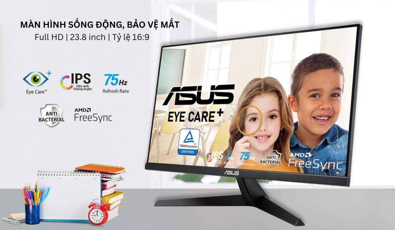 Màn hình Asus VY249HE chất lượng hình ảnh vượt trội