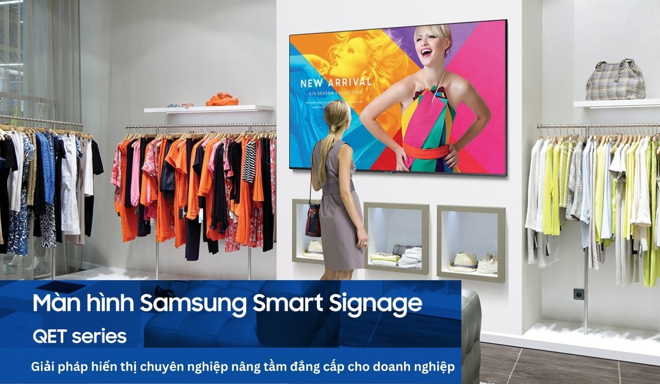 Màn hình chuyên dụng Samsung QET Series 85 inch LH85QETELGCXXV