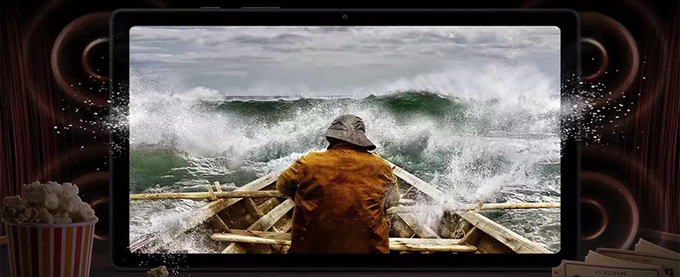 Máy tính bảng Samsung Galaxy Tab A7 Đồng Màn hình lớn