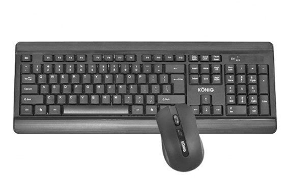 Bộ bàn phím chuột không dây Konig KC1015 chính hãng