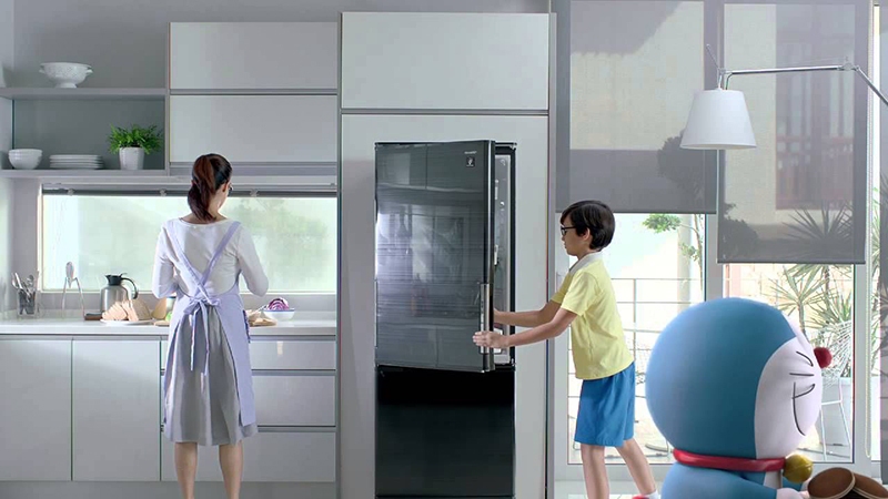 Cách chỉnh tủ lạnh Sharp bằng bảng điều khiển trực quan