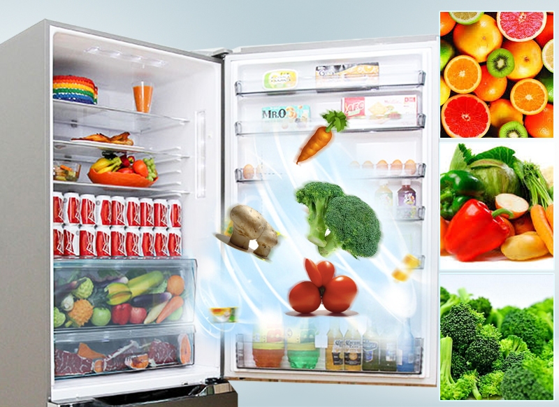 Hướng dẫn sử dụng tủ lạnh Panasonic Econavi Inverter lưu trữ thực phẩm đúng cách