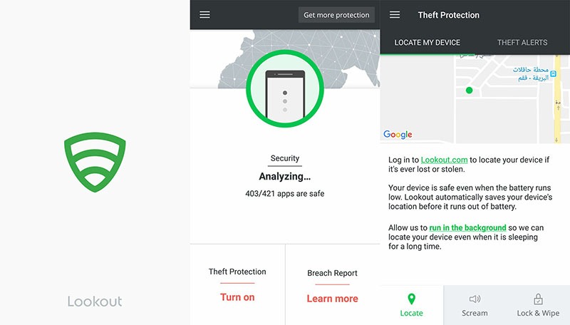 Phần mềm diệt virus cho Android và iOS Lookout Security & Antivirus
