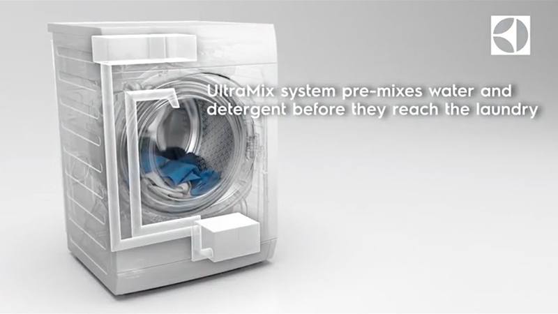 Tìm hiểu về công nghệ giặt Ultramix trên máy giặt Electrolux