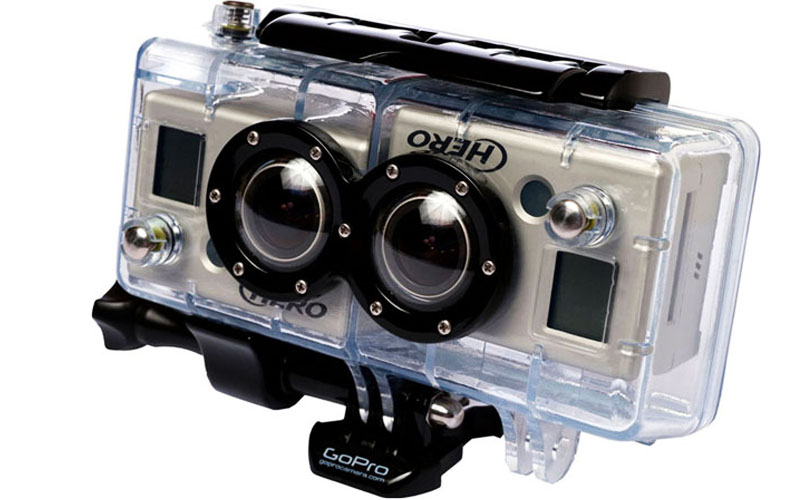 Phụ kiện biến hai camera GoPro thành hệ thống quay 3D