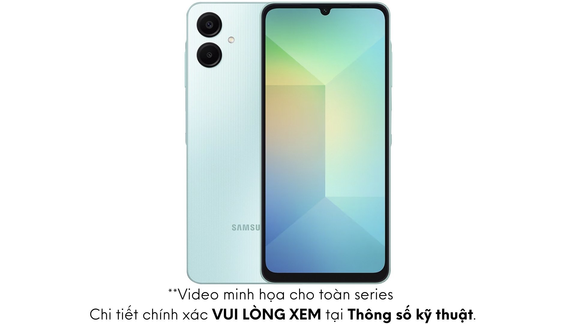 Điện thoại Samsung Galaxy A06 4G 4GB/128GB Xanh lá