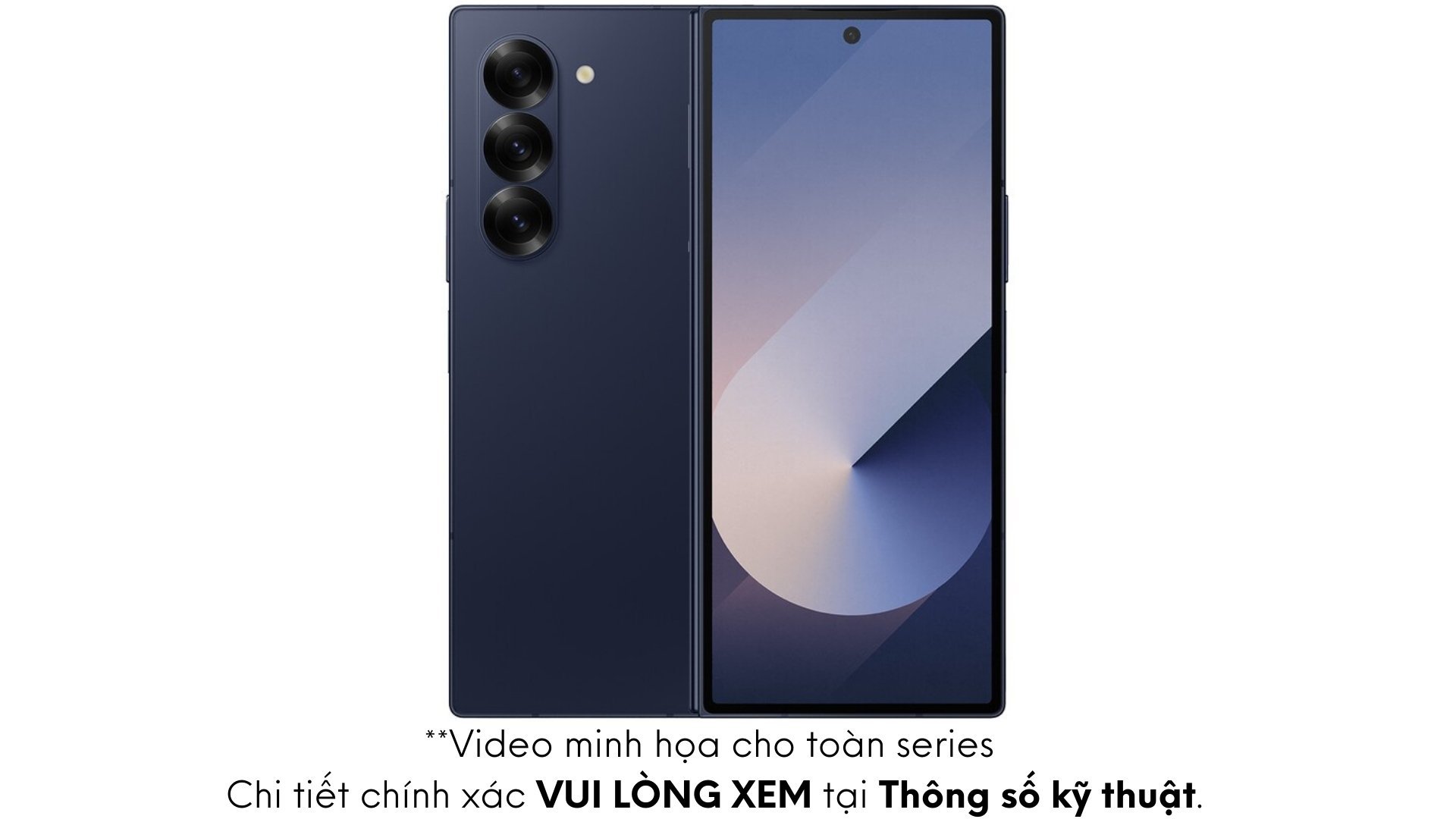 Điện thoại Samsung Galaxy Z Fold 6 5G 1TB Xanh Navy