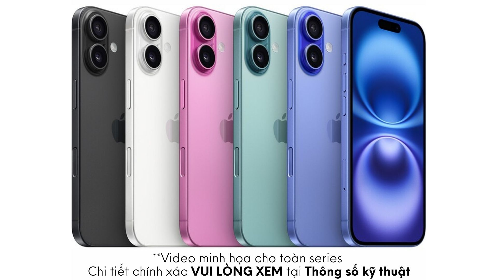 Điện thoại iPhone 16 512GB Trắng