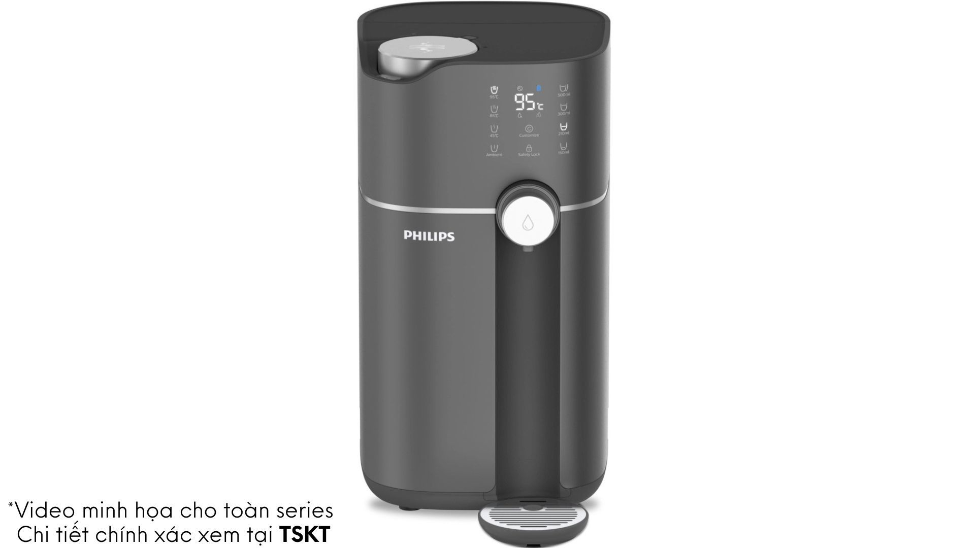 Máy lọc nước nóng nguội để bàn RO Philips ADD6910DG/90