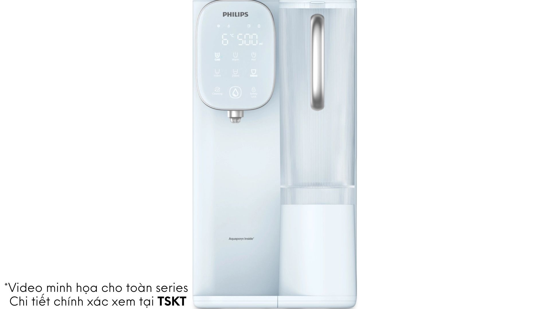 Máy lọc nước nóng lạnh nguội để bàn RO Philips ADD6912BL/90