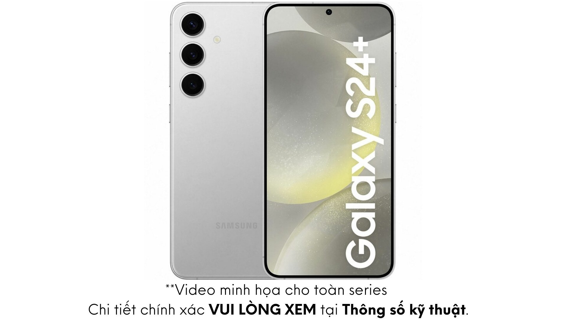 Điện Thoại Samsung Galaxy S24 Plus 256GB Xám Giá Rẻ, Chính Hãng