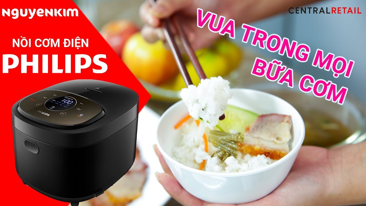 Nồi Cơm Điện Cao Tần Philips 1.5 Lít HD4528/66