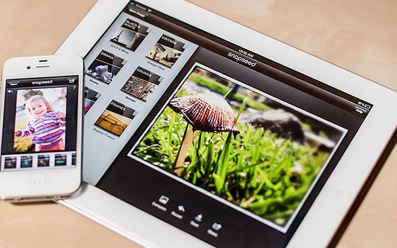 Ứng dụng Snapseed có thể sử dụng được trên điện thoại lẫn máy tính bảng