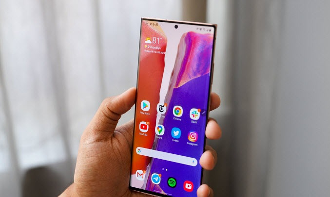 Điện thoại Samsung Galaxy Note 20 Ultra 5G Đồng