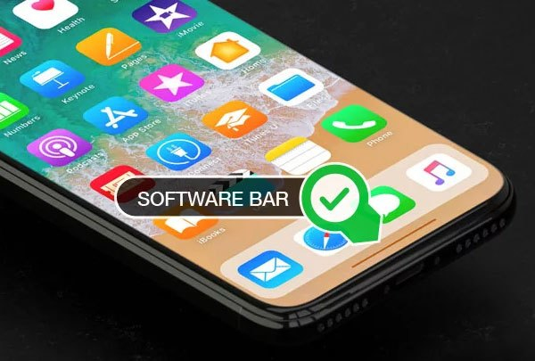 Nút Home trên điện thoại iPhone 8 sẽ được thay thế bằng thanh software bar
