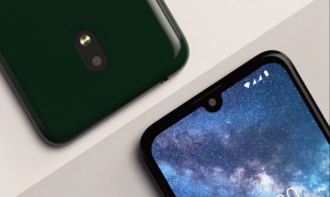 Điện thoại Nokia 2.2 16GB Đen bóng thiết kế thời thượng