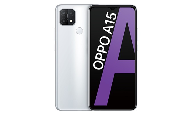 Điện thoại OPPO A15 Trắng - Thiết kế mỏng nhẹ